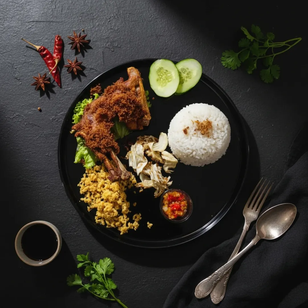 Nasi Ayam Kampung Goreng